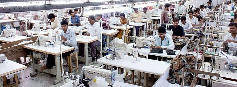 Garment finishing and packing at KK Fashion Exports