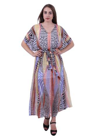 Printed Maxi Dress - Ladies Garments Export India